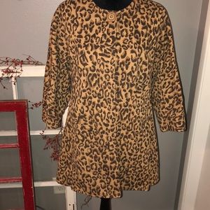 CAbi Carol Anderson animal print coat